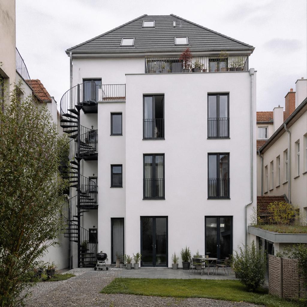 Neu ausgebautes Rückgebäude in sehr begehrter Lage, Ludwigsvorstadt-Isarvorstadt München, mit Dachterrasse